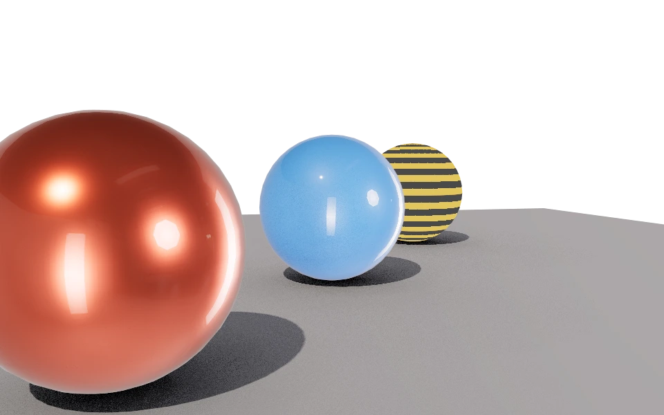 Without depth of field